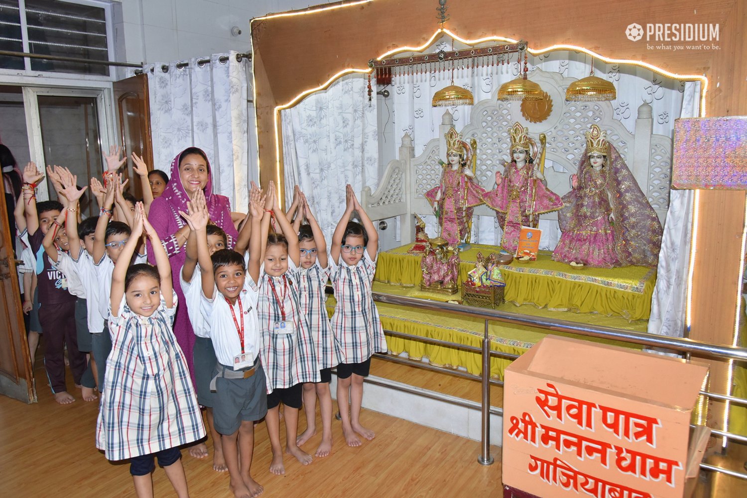 Presidium Rajnagar, PRESIDIANS EMBODY LORD KRISHNA’S TEACHINGS WITH ISKON VISIT